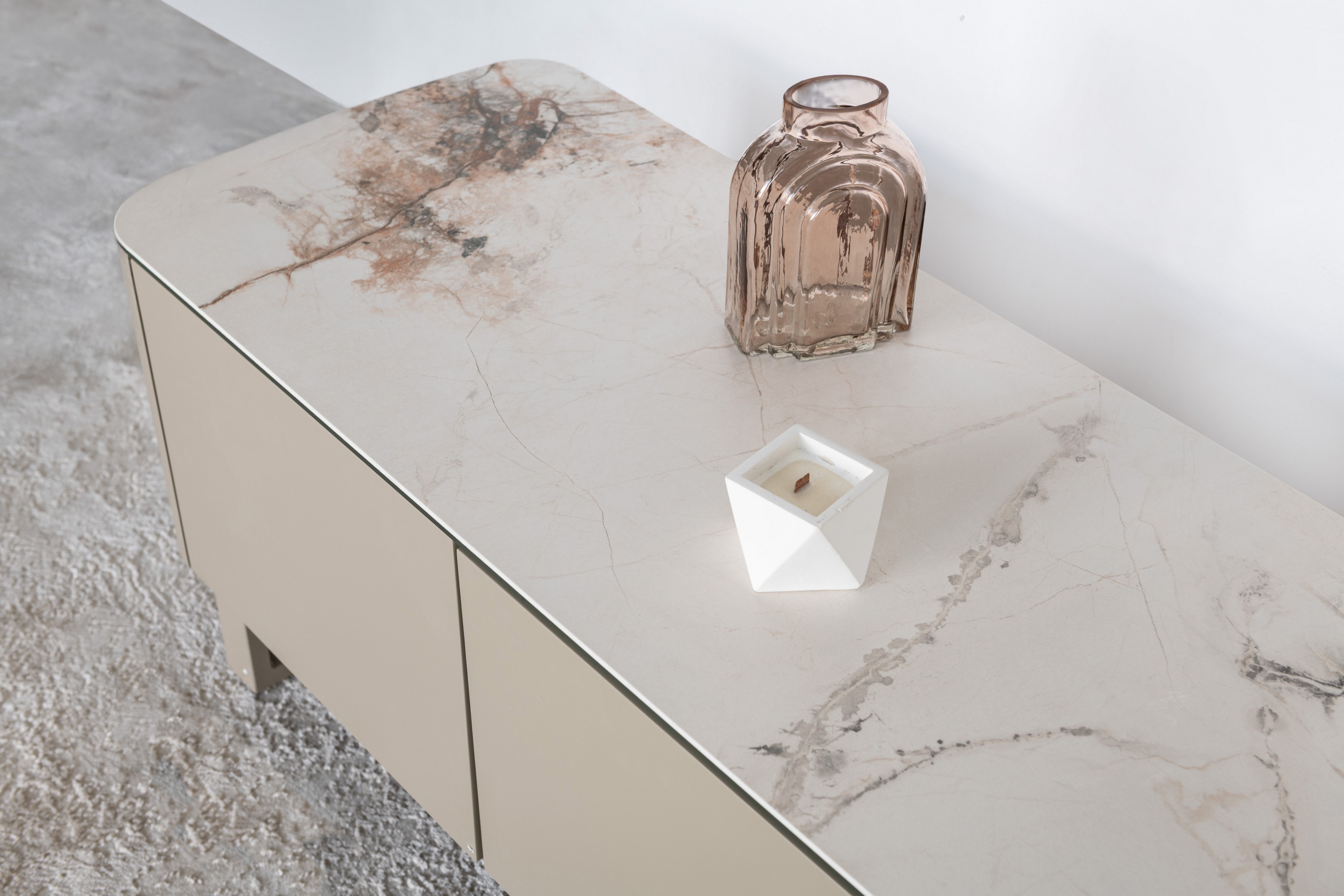 ТВ-тумба "Крістіано" аврора голд + бежевий 4