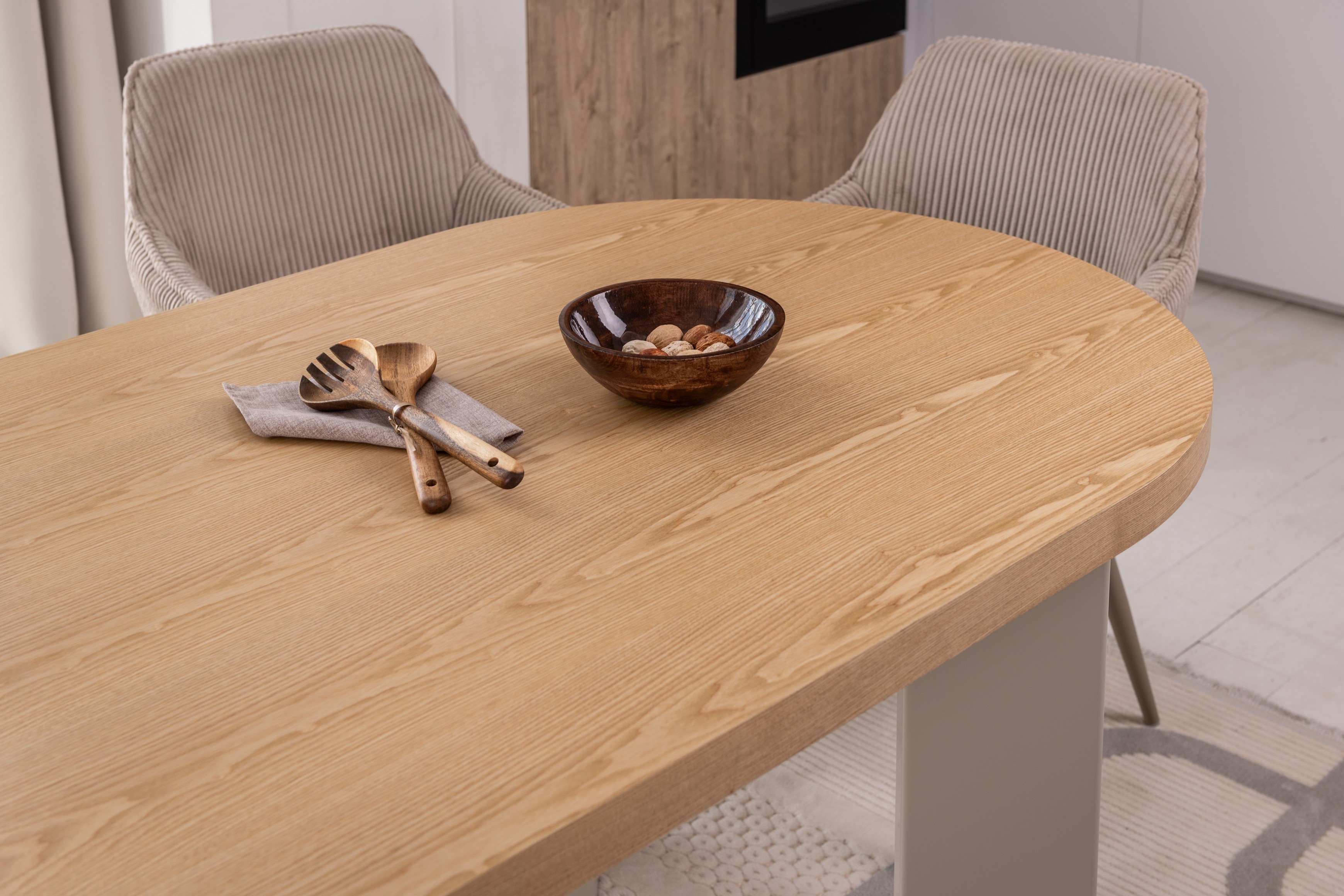 Стіл шпоноване МДФ Нікколо TM-236 ясень + теплий пісок 5