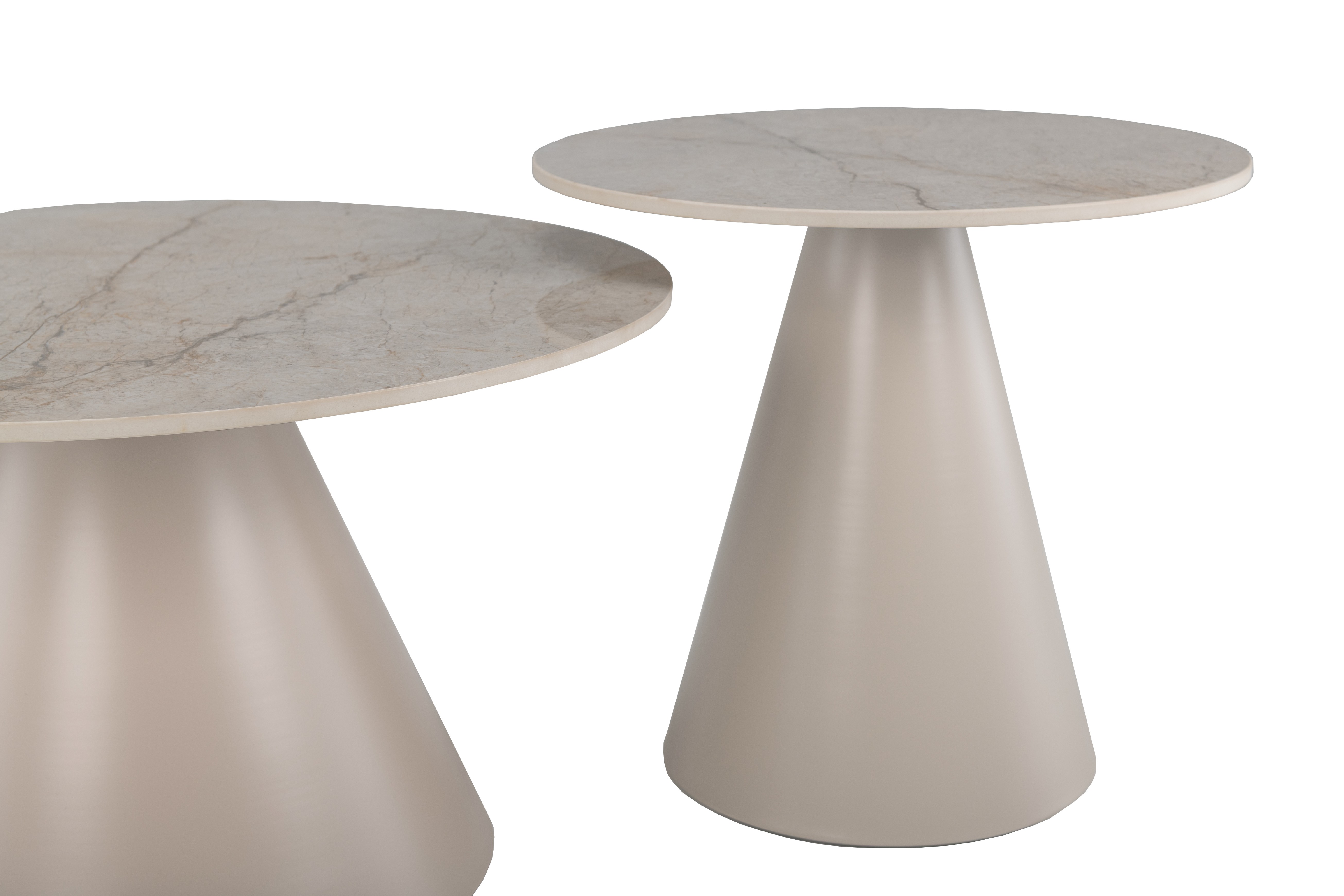 Комплект журнальних столів CT-40 Рокко містік грей + капучино 9