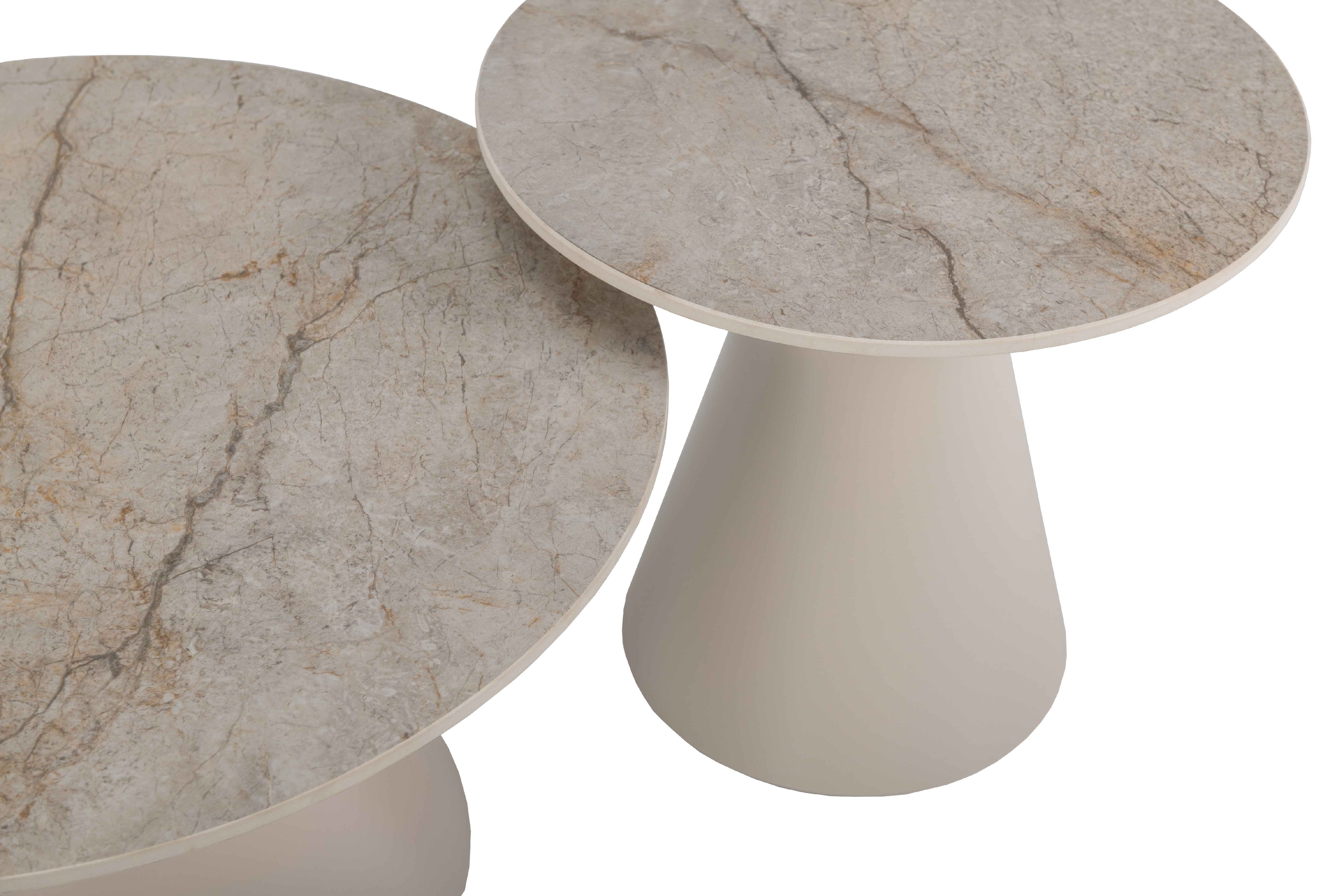 Комплект журнальних столів CT-40 Рокко містік грей + капучино 10