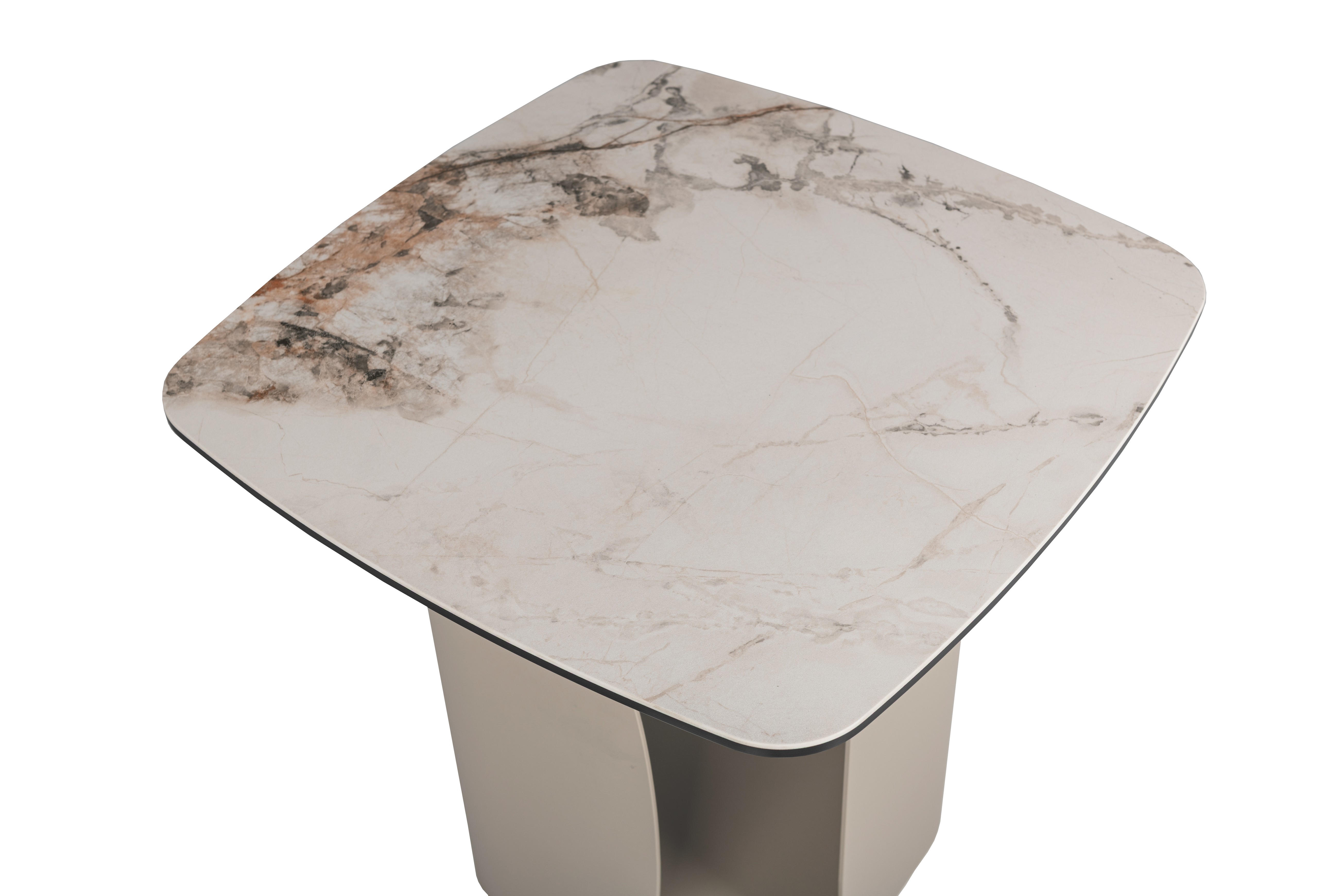 Кавовий стіл "Крістіано" аврора голд + бежевий 9