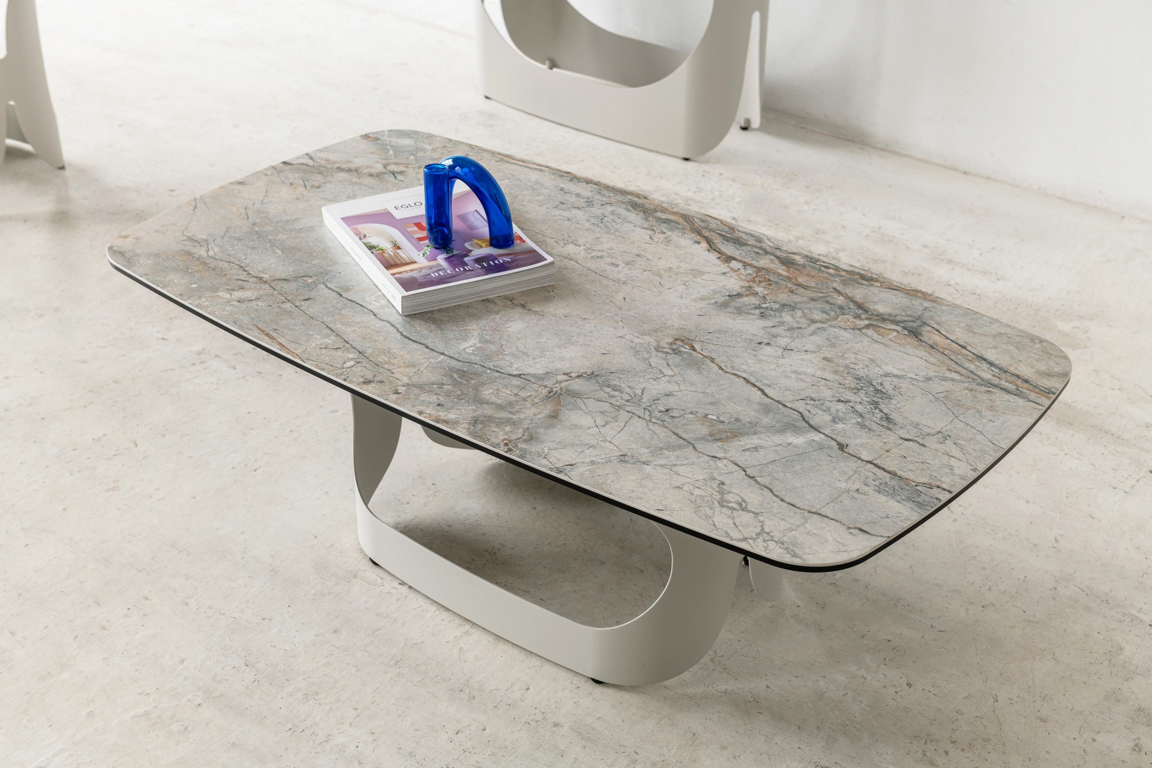 Журнальний стіл "Арно" сілвер рівер + айворі 5