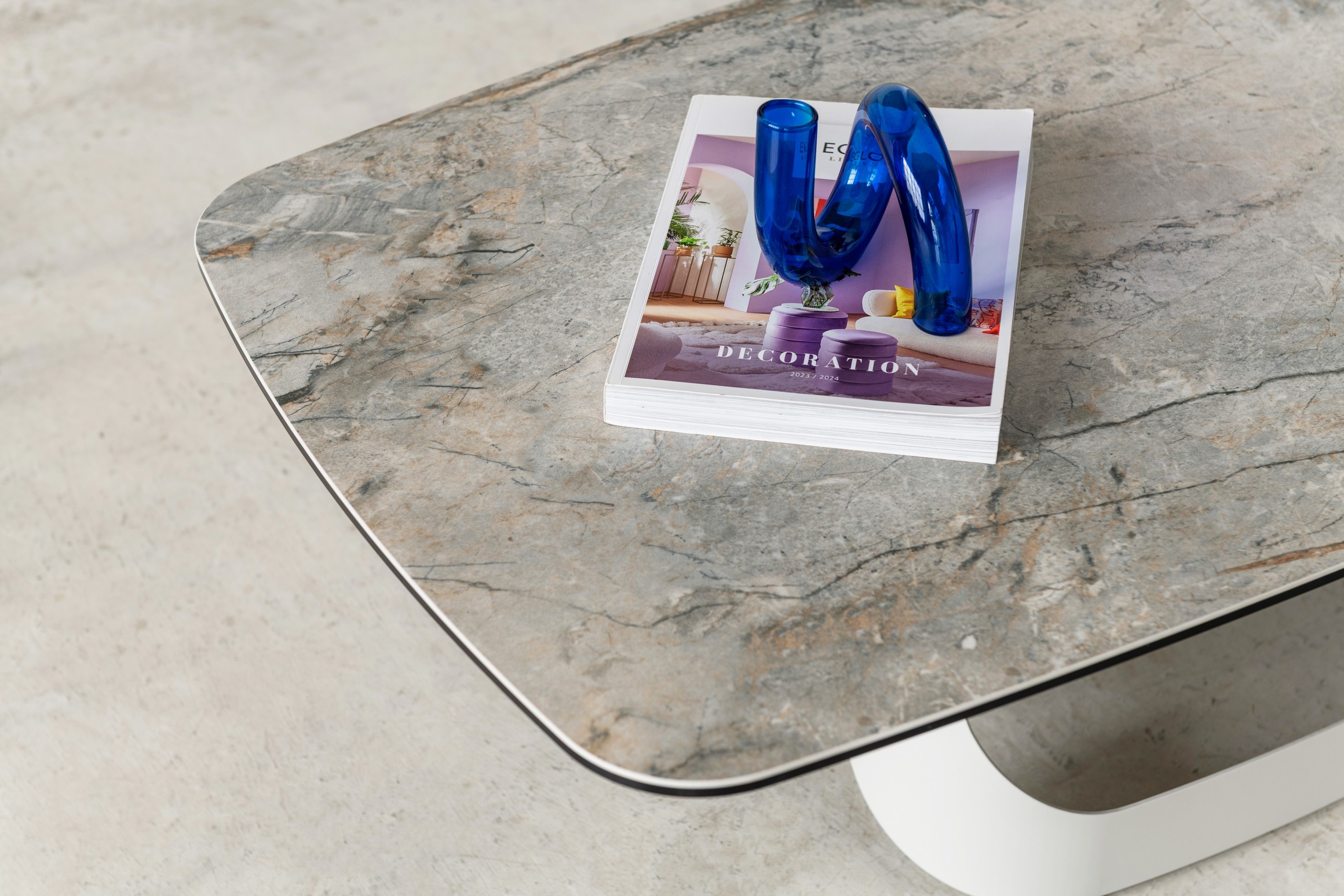 Журнальний стіл "Арно" сілвер рівер + айворі 6