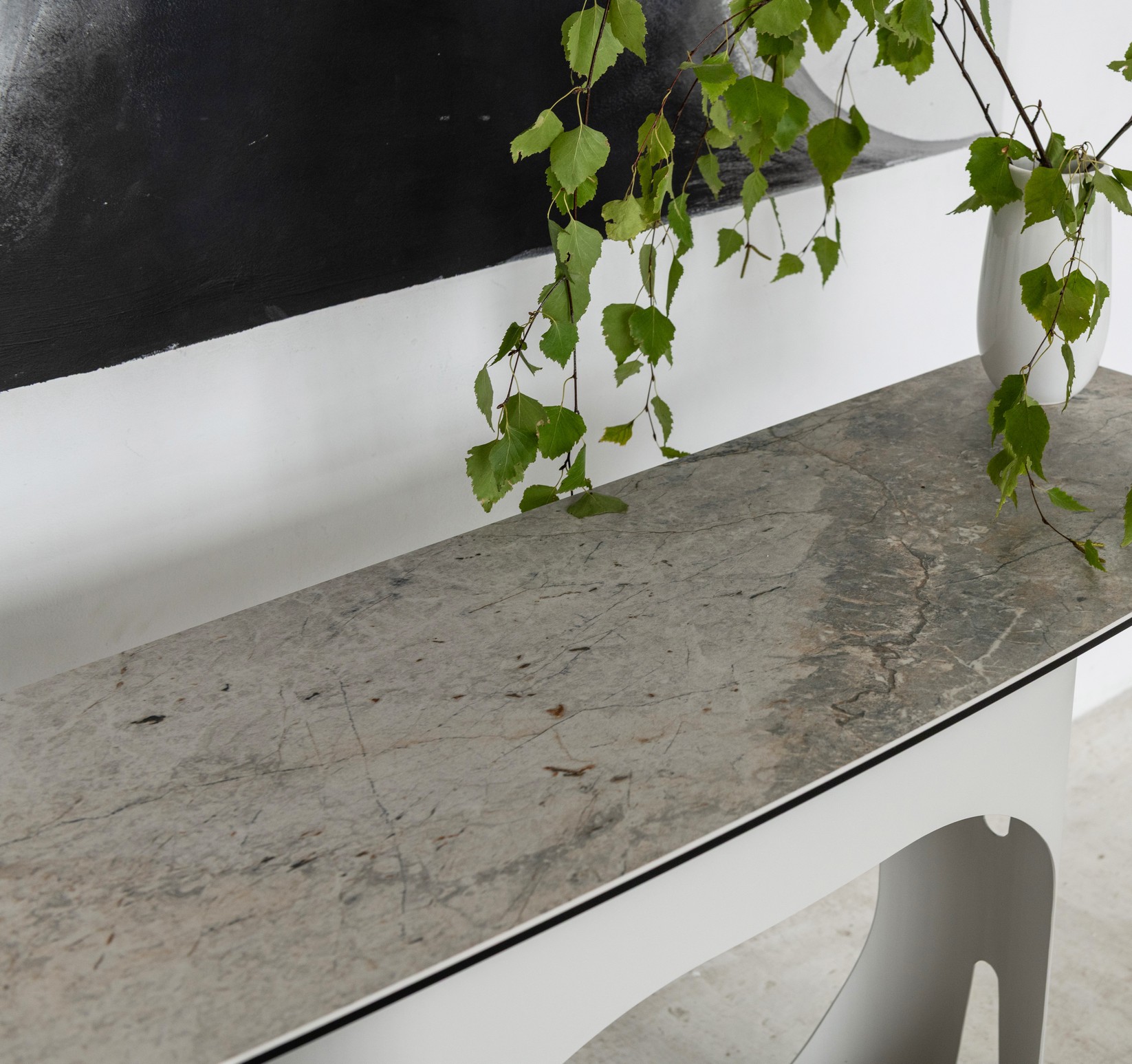 Консоль "Арно" сілвер рівер + айворі 4