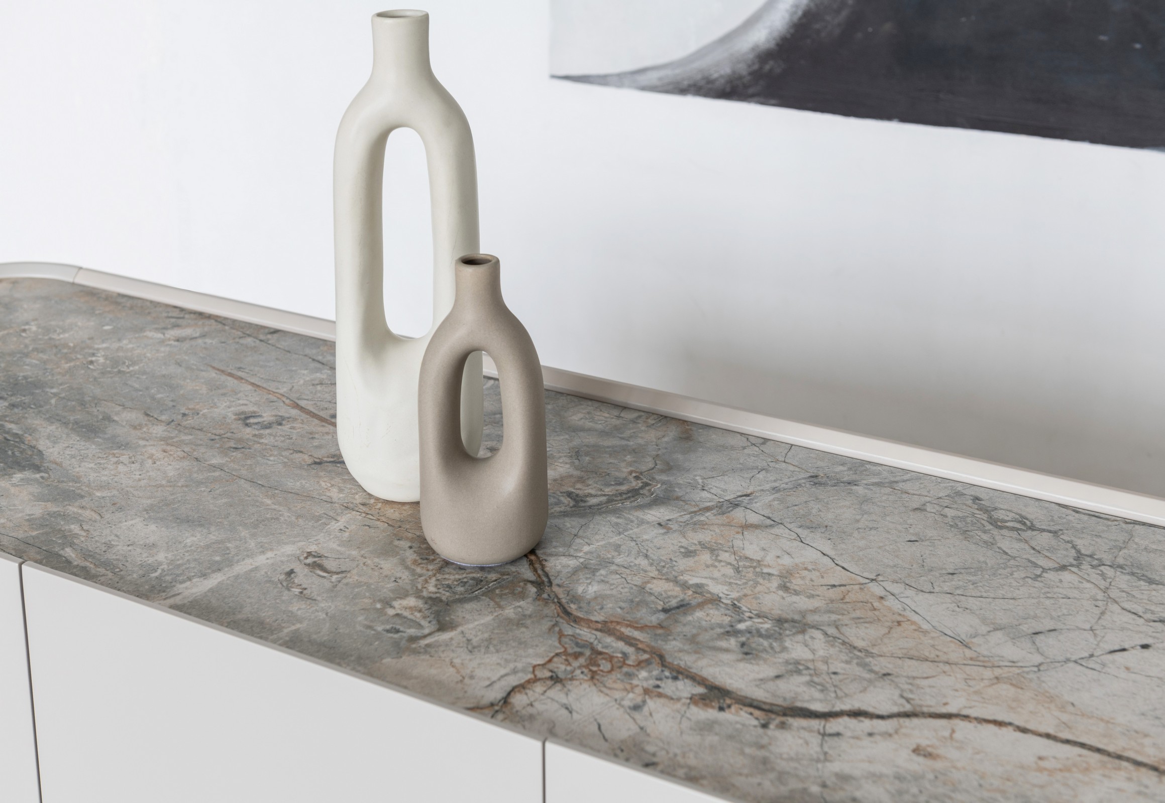 Буфет "Арно" сілвер рівер + айворі 7