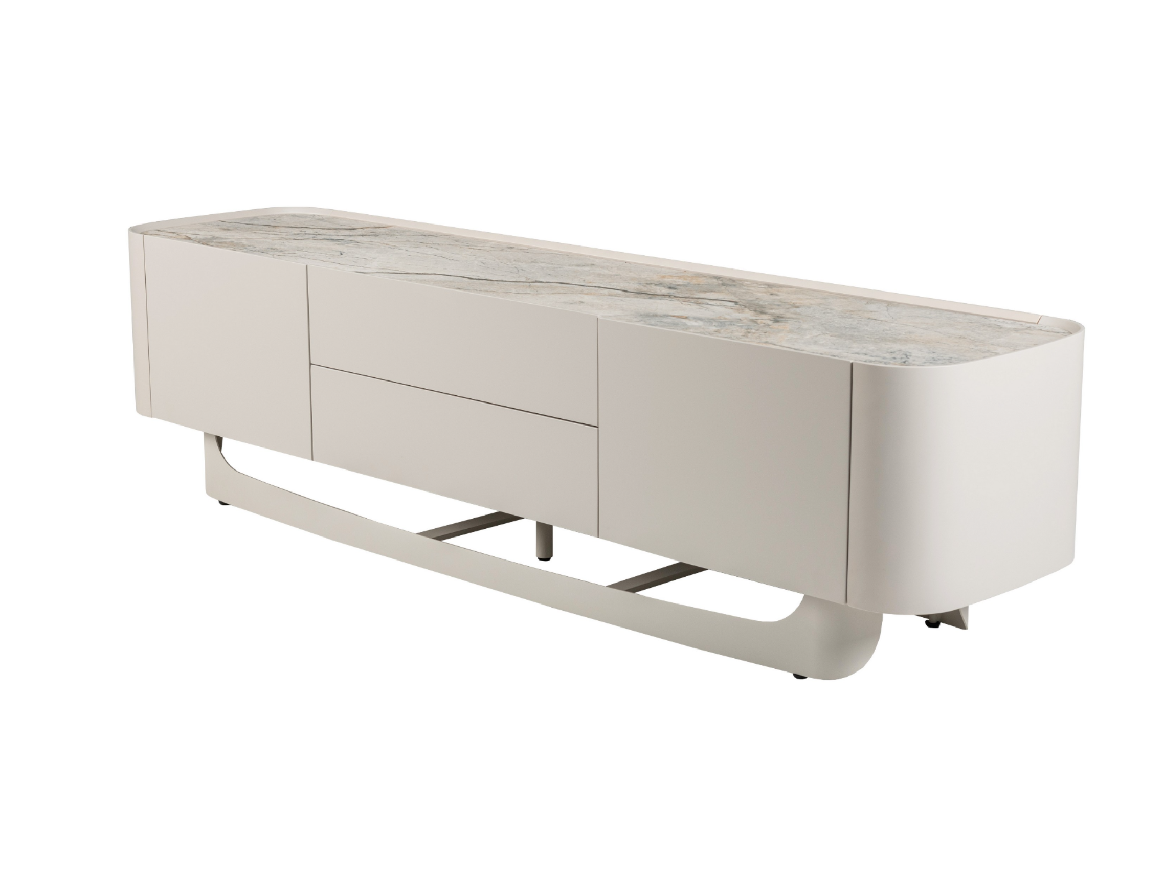 ТВ-тумба "Арно" сілвер рівер + айворі 7