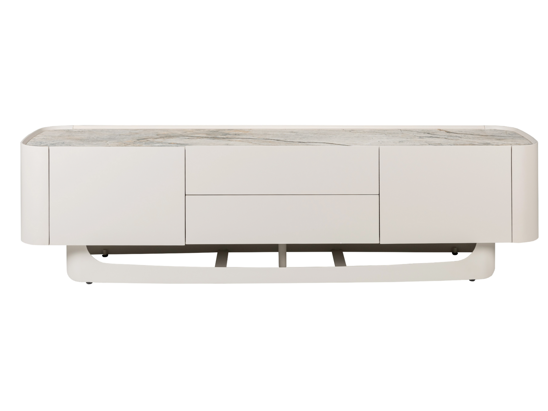 ТВ-тумба "Арно" сілвер рівер + айворі 10