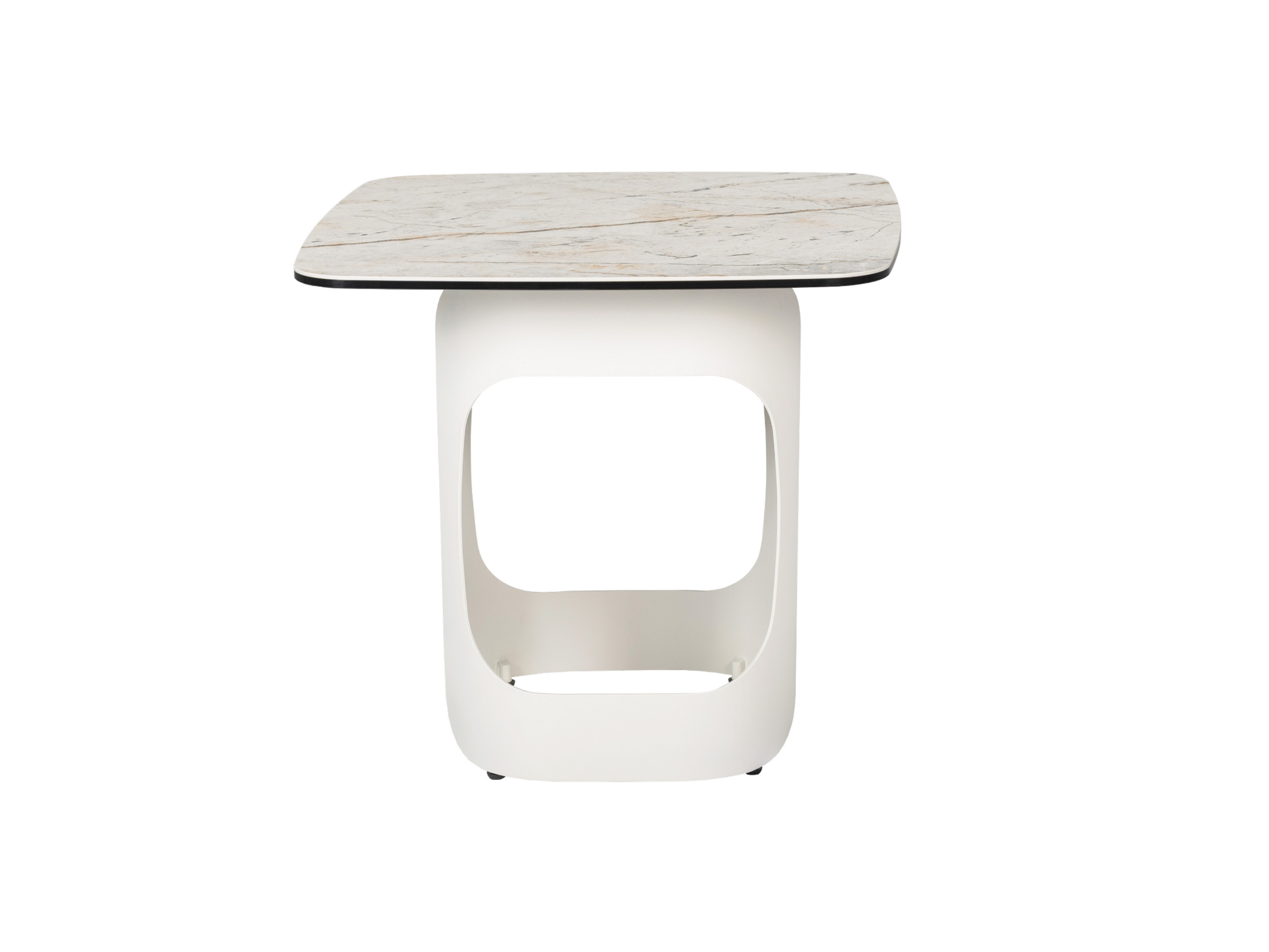 Кавовий стіл "Арно" сілвер рівер + айворі 8