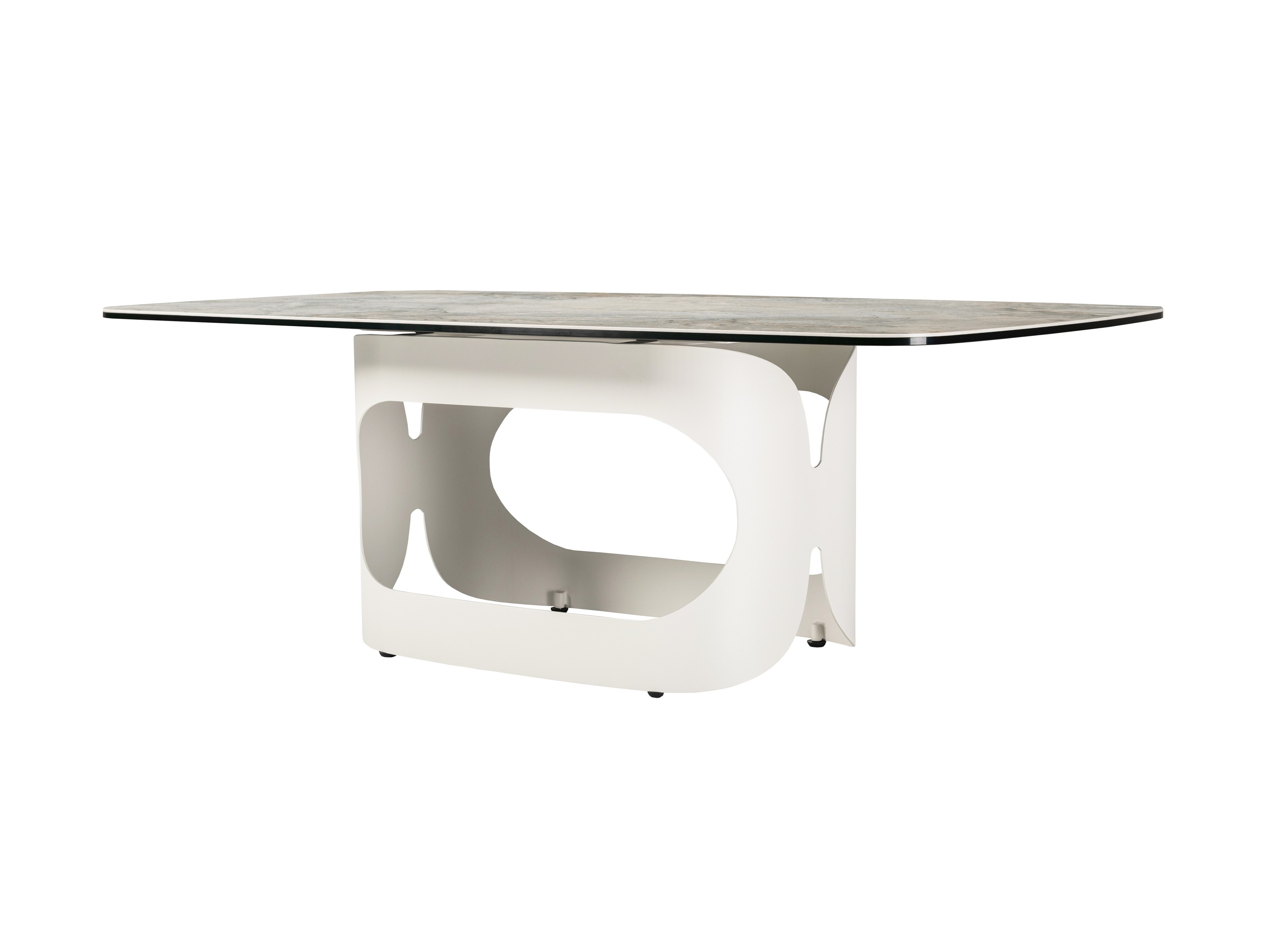 Журнальний стіл "Арно" сілвер рівер + айворі 9