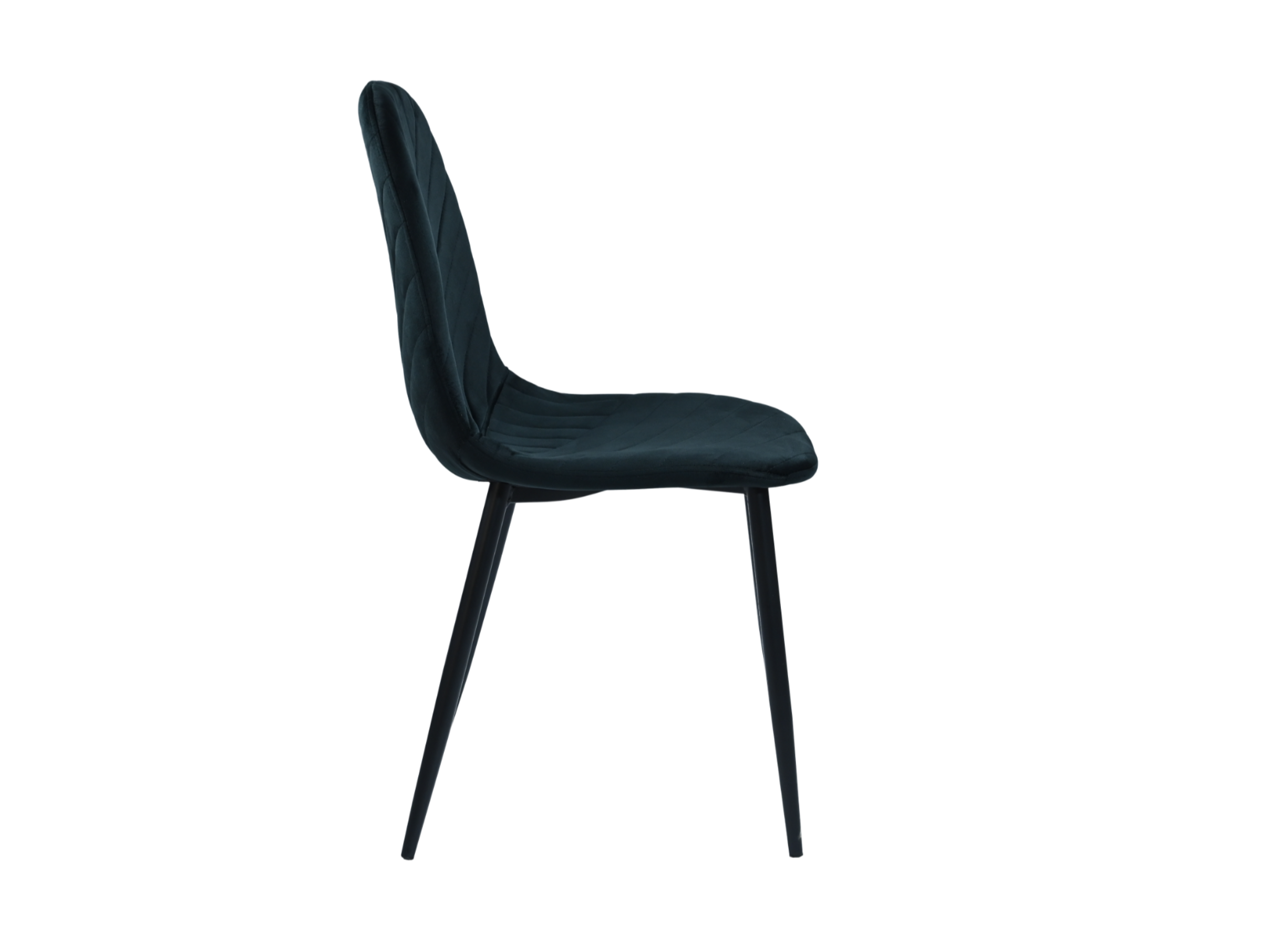 Стілець N-170 чорний велюр + чорний 2