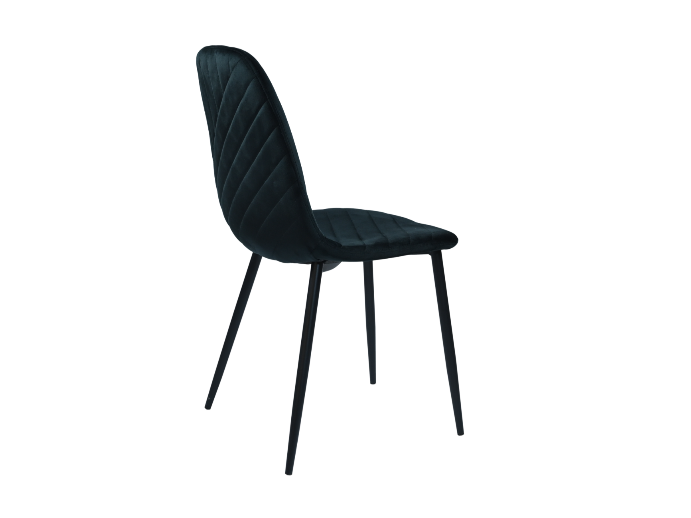 Стілець N-170 чорний велюр + чорний 3