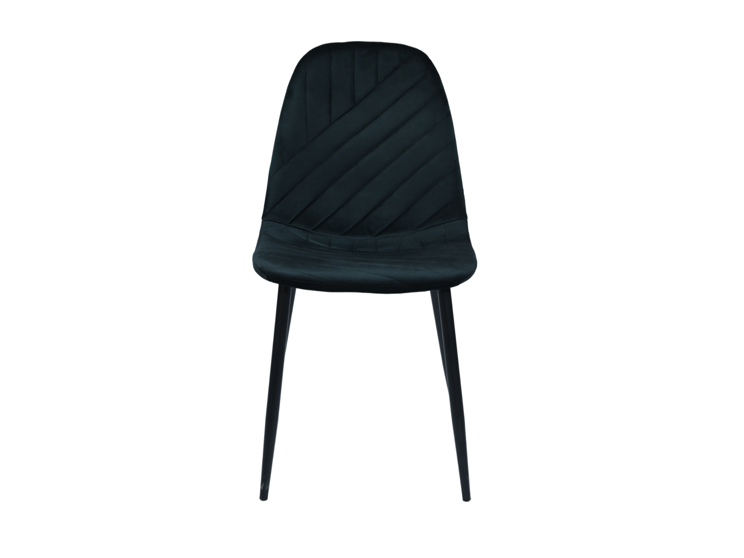 Стілець N-170 чорний велюр + чорний 5