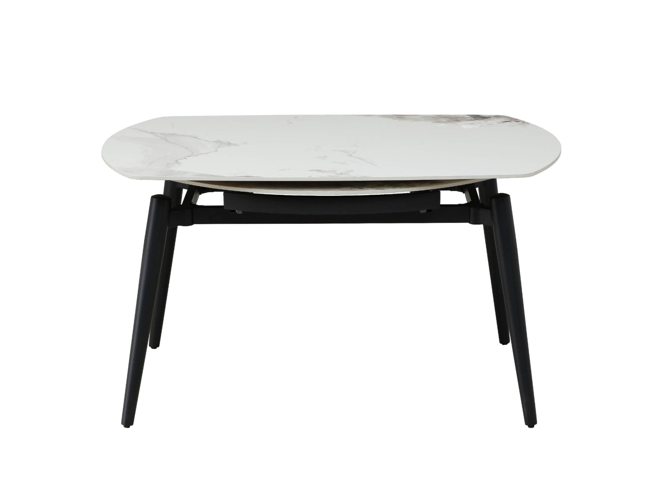 Керамічний стіл Беллуно TML-1345 інвізібл грей + чорний 3