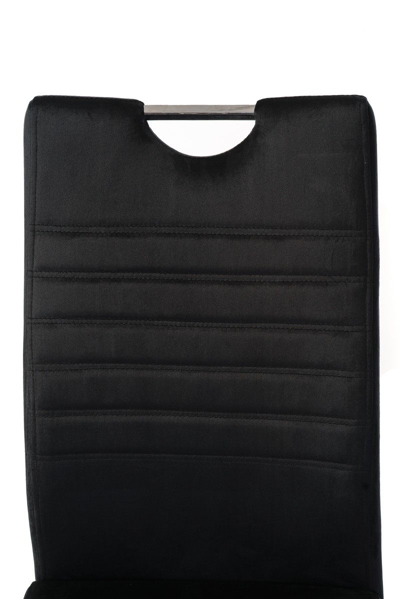 Стілець S-120 чорний велюр 6