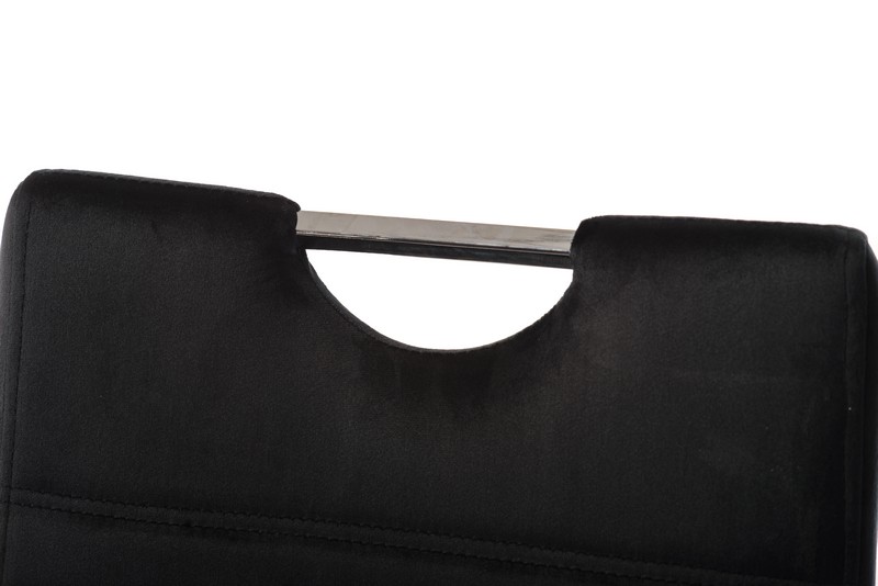 Стілець S-120 чорний велюр 7