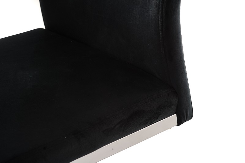 Стілець S-120 чорний велюр 8