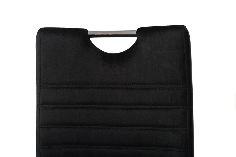 Стілець S-120 чорний велюр 10