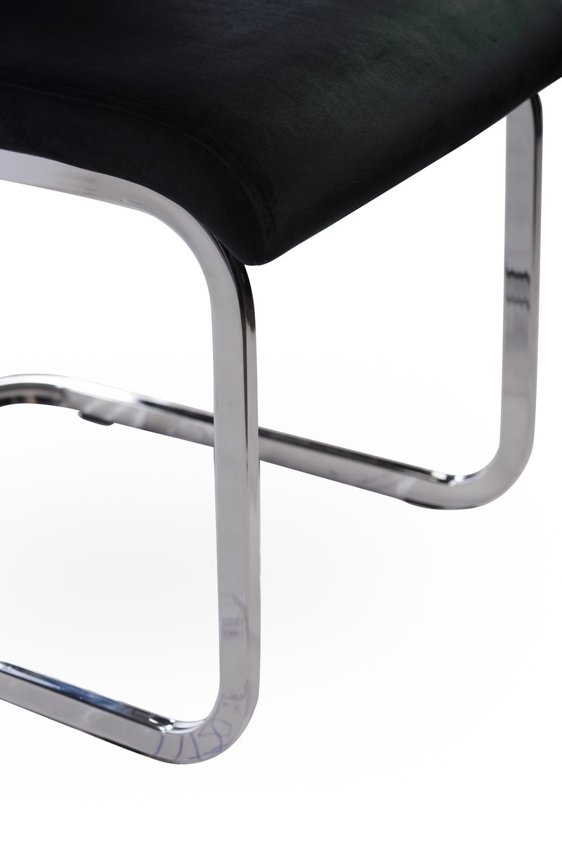 Стілець S-118 чорний велюр 8