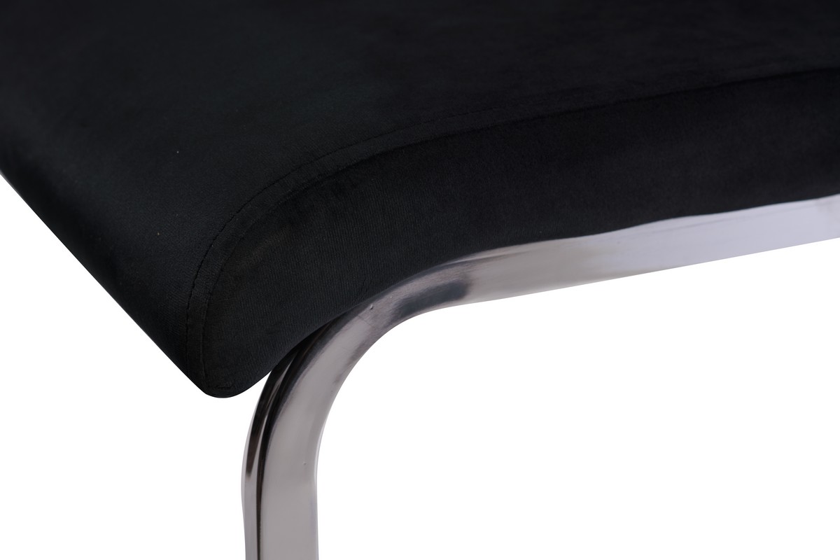 Стілець S-118 чорний велюр 9