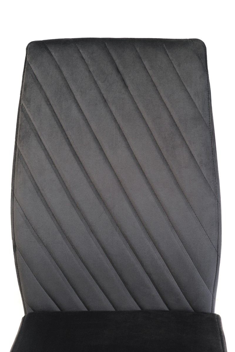 Стілець S-118 сірий велюр 6