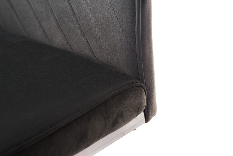 Стілець S-118 сірий велюр 9