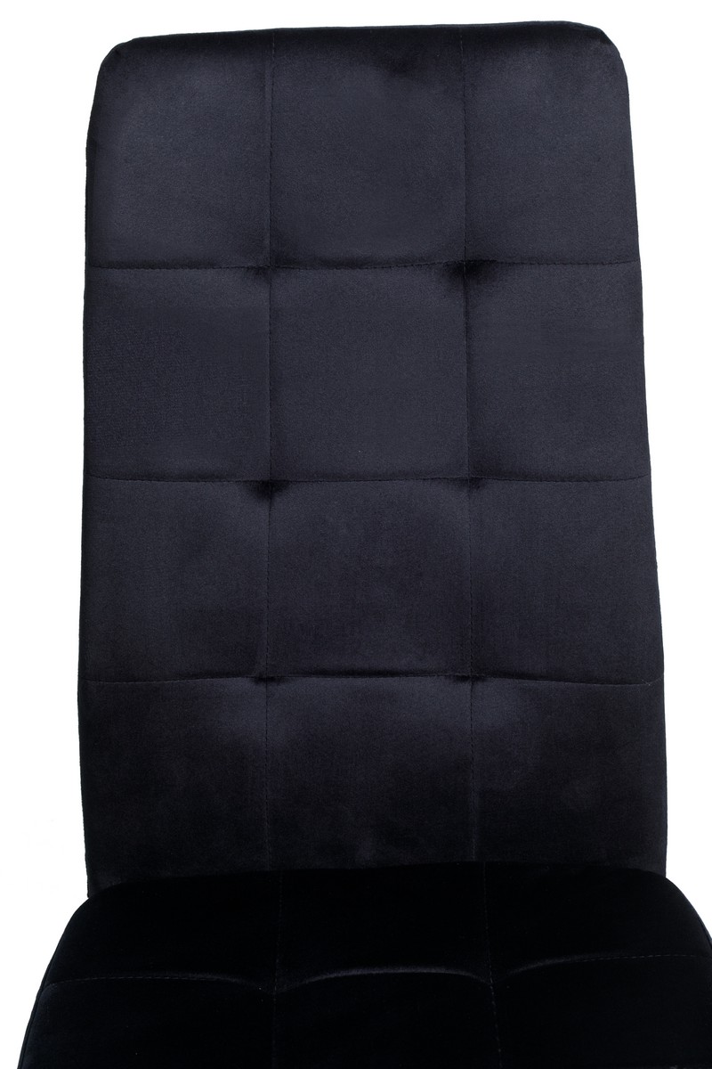 Стілець N-66-2 чорний велюр 6