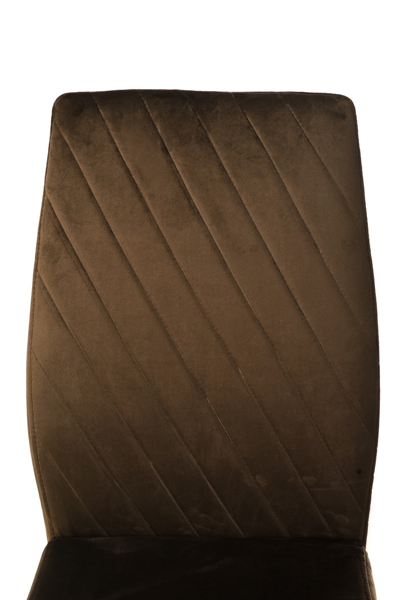 Стілець S-118 коричневий велюр 6
