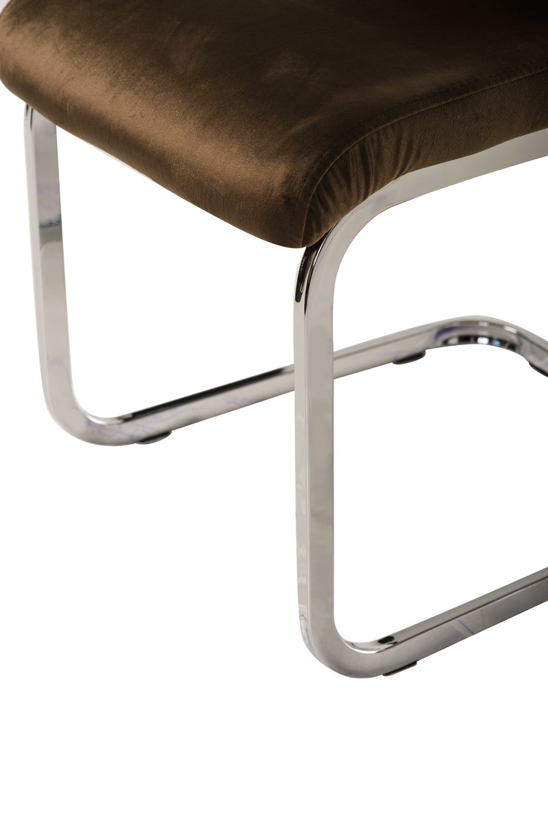 Стілець S-118 коричневий велюр 9