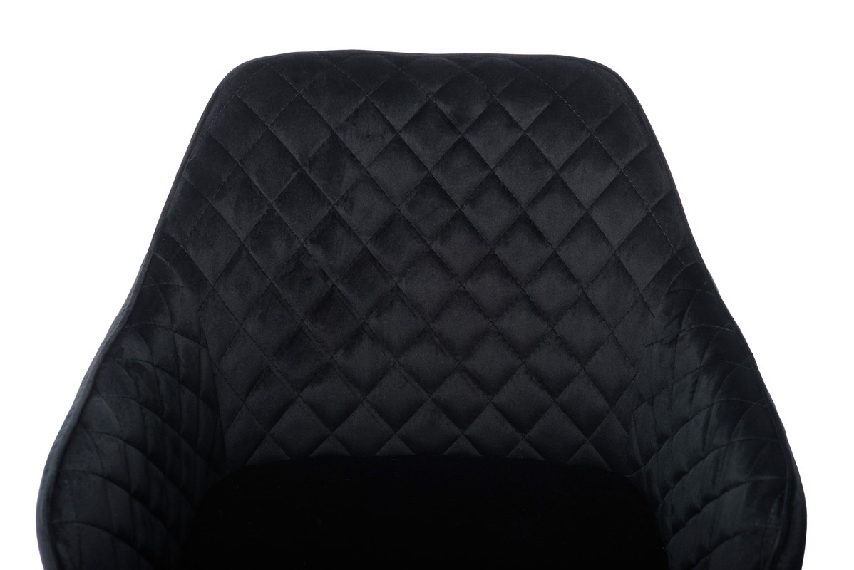 Стілець поворотний R-63 чорний + чорний 6