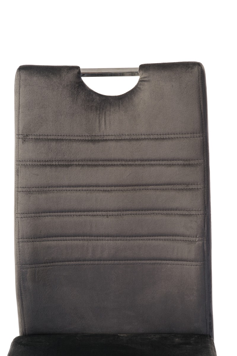 Стілець S-120 сірий велюр 6