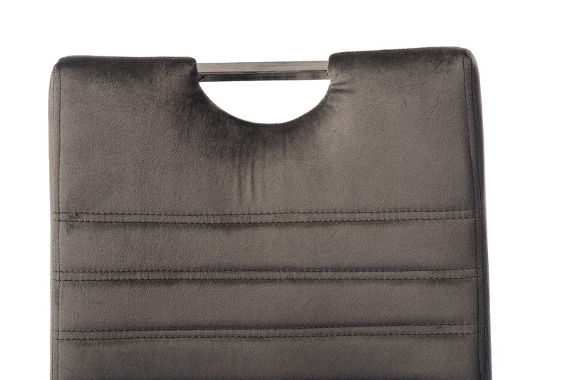 Стілець S-120 сірий велюр 7