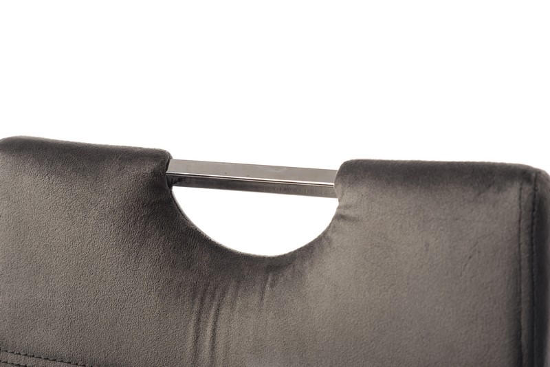 Стілець S-120 сірий велюр 8